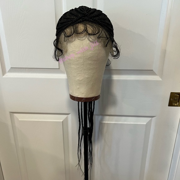 30” Synthetic High Ponytail Cornrow Box braids All Lace Cap It#KA - Picture 4 of 16
